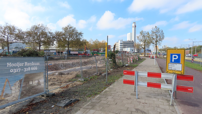 912138 Gezicht op de herinrichtingswerkzaamheden op de Vleutenseweg en rond het Thomas à Kempisplantsoen te Utrecht, ...